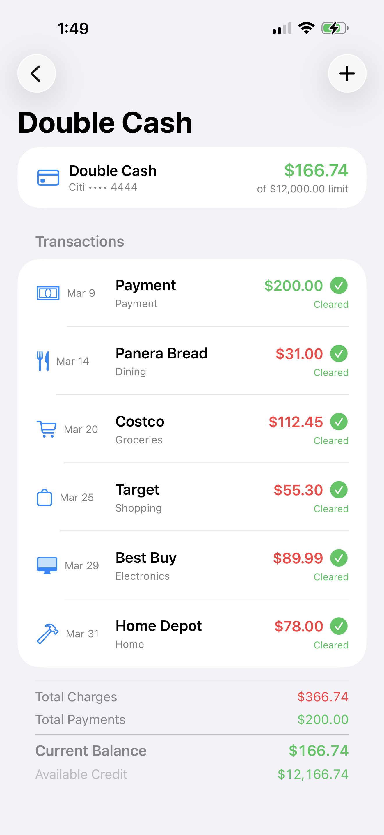 Mi Dinero Recurring Transactions